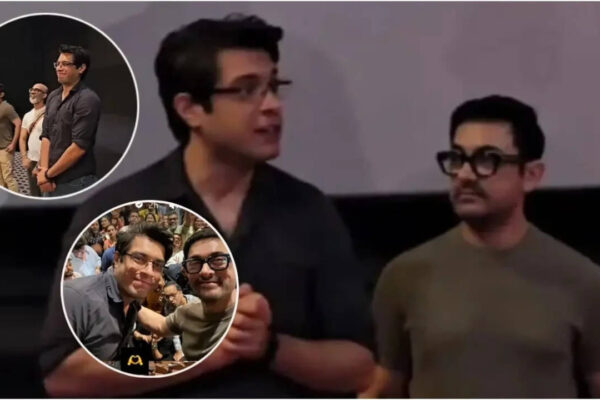 'Wo mujhe reply nahi karta': Aamir Khan's hilarious response to Junaid Khan's female fan at 'Ek Din' event goes viral | Hindi Movie News