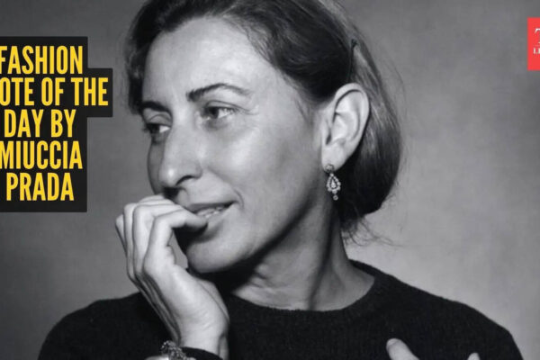 Fashion quote of the day by Miuccia Prada: 'What you wear is how you present yourself to the world, especially today when human contacts go so fast...'