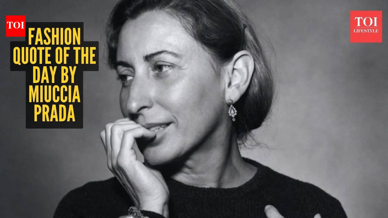 Fashion quote of the day by Miuccia Prada: 'What you wear is how you present yourself to the world, especially today when human contacts go so fast...'