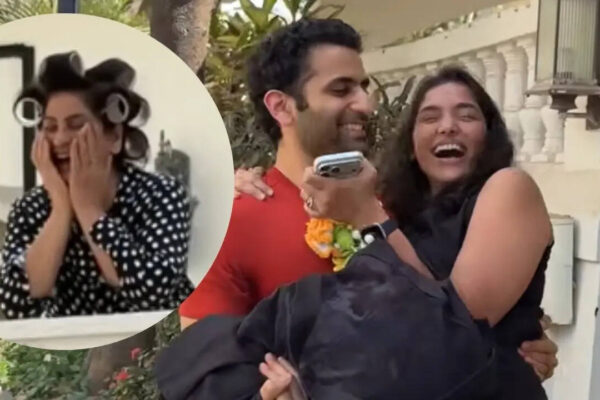 Archana Puran Singh cheers on, as son Aayushmaan Sethi's girlfriend has now moved in with the family, he carries her in his arms | Hindi Movie News