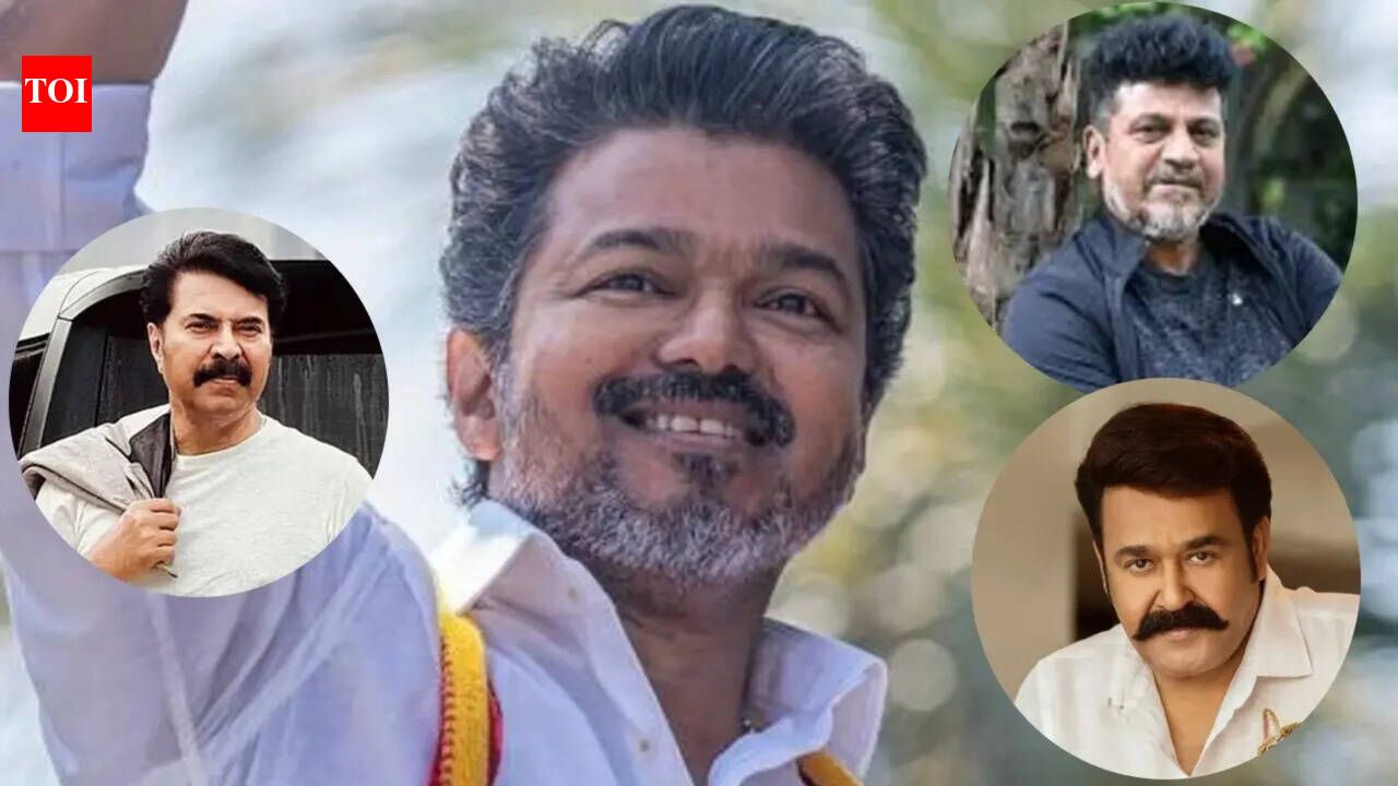 'Today you’ve stood tall like a king': Shiva Rajkumar praises Thalapathy Vijay; Mohanlal and Mammootty shower wishes' | Tamil Movie News