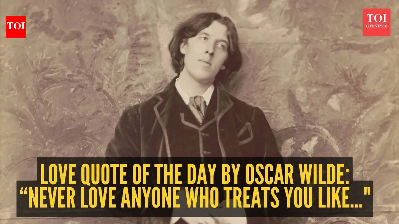 Oscar Wilde Love Quotes: Love quote of the day by Oscar Wilde: “Never love anyone who treats you like..."
