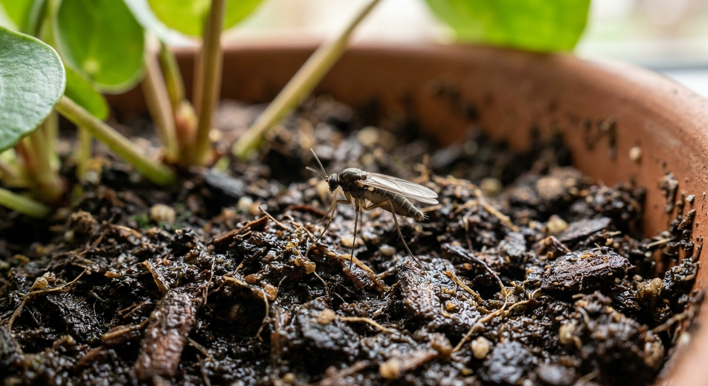 Why do tiny flies keep coming back to your plants, no matter what you do |