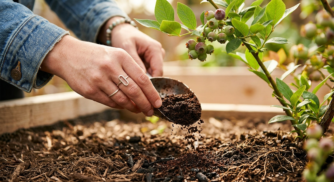 You've been throwing away your blueberry plant's best fertiliser all along |