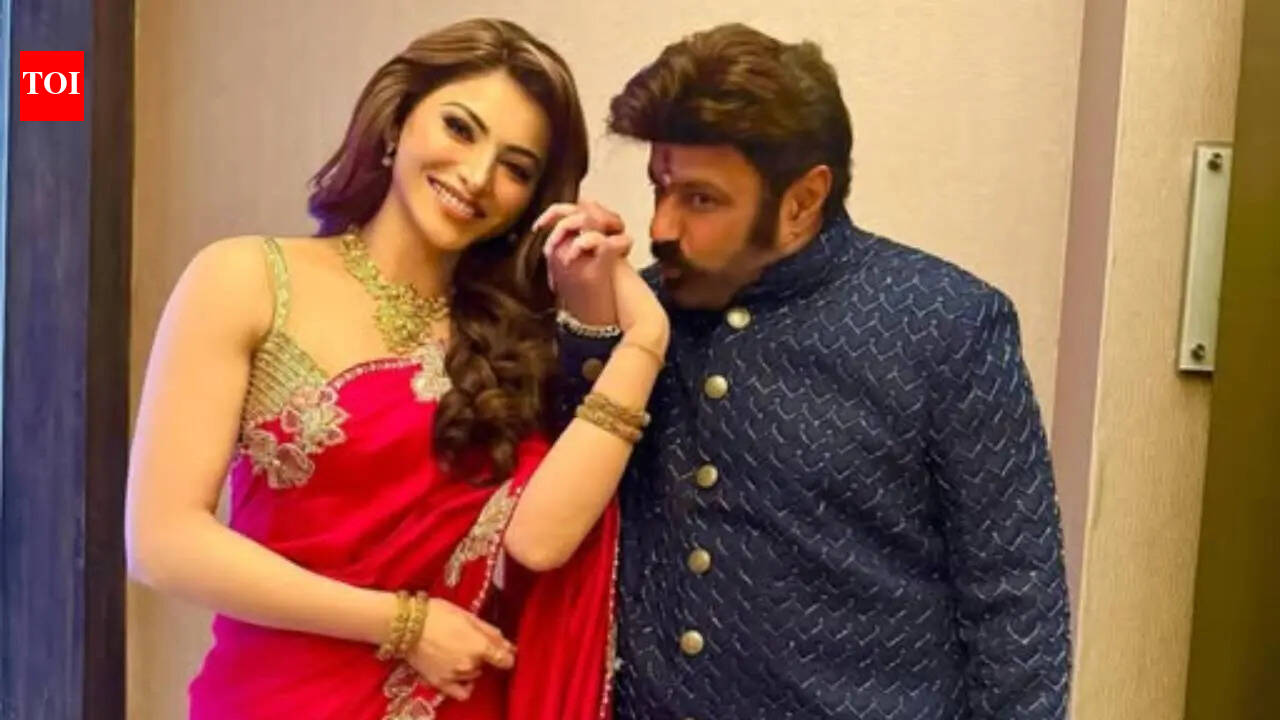 Urvashi Rautela addresses Nandamuri Balakrishna's behaviour on set, viral clips: 'He was the first to wish me on Valentine’s Day' | Hindi Movie News
