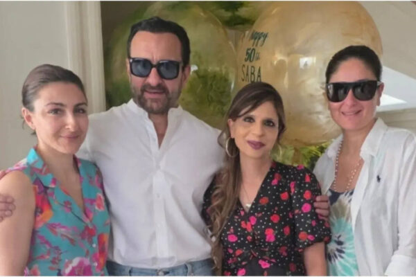 Kareena Kapoor Khan: Saif Ali Khan and Kareena Kapoor Khan attend Saba Pataudi's intimate 50th birthday bash – see inside pics | Hindi Movie News