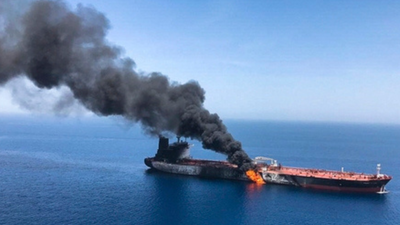 Indian sailor killed after dhow catches fire near Strait of Hormuz; 17 rescued | India News