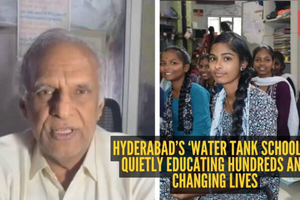Hyderabad Water Tank School: Hyderabad’s ‘water tank school’ is quietly educating hundreds and changing lives
