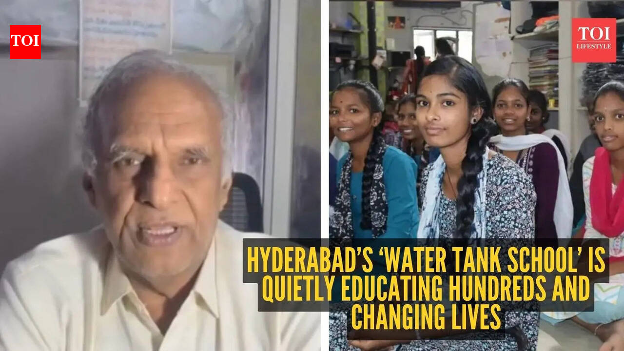 Hyderabad Water Tank School: Hyderabad’s ‘water tank school’ is quietly educating hundreds and changing lives