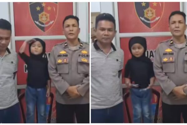 Indonesia Viral News: Lost 5-year-old girl's chill reaction at police station was totally unbelievable ! Here’s the full viral story