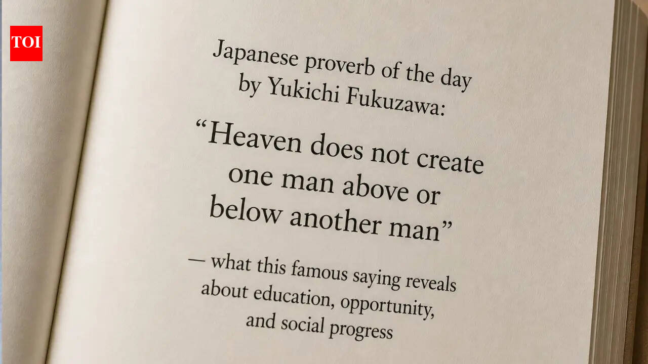 Japanese proverb of the day by Yukichi Fukuzawa: “Heaven does not create one man above or below another man” — what this famous saying reveals about education, opportunity, and social progress |