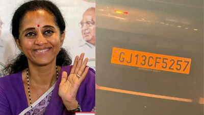 SUV rams into MP Supriya Sule's car on Mumbai-Pune Expressway, all escape unhurt | Mumbai News
