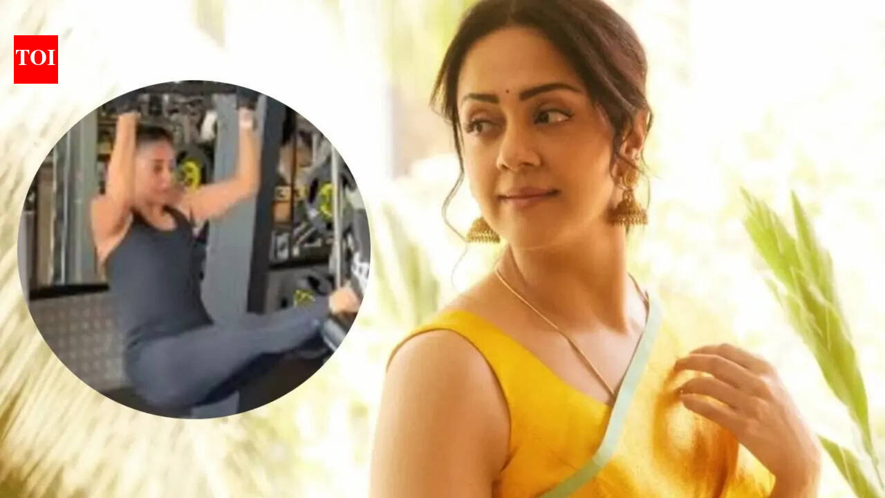 Jyotika Workout Video: Jyotika’s Mother’s Day workout video seizes attention; 'System' actress stuns fans with intense gym workout | Tamil Movie News