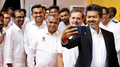 Tvk Vijay: Vijay’s ‘Beast’-inspired swearing-in suit sparks buzz over how early TVK sensed victory in Tamil Nadu | Chennai News