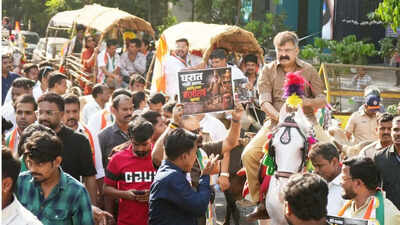 Maharashtra MLA rides horse into municipal corporation headquarters after PM Modi’s fuel-saving appeal | India News