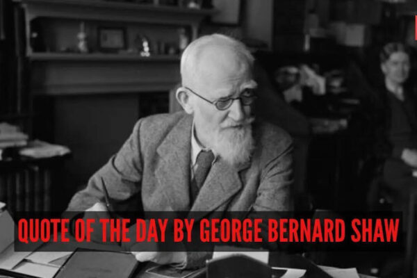 George Bernard Shaw Quote: Quote of the day by George Bernard Shaw: “Life isn’t about finding yourself. Life is about...”