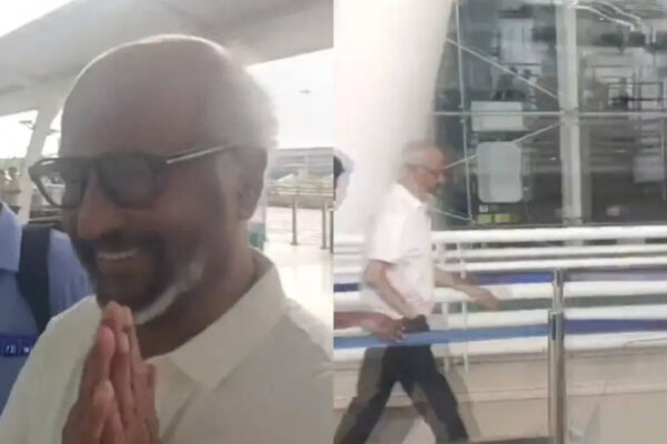 WATCH: Rajinikanth reacts with a smile when asked about Vijay becoming Tamil Nadu Chief Minister | Tamil Movie News