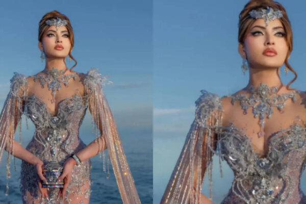 Urvashi Rautela stuns at Cannes 2026 in glittering silver outfit; Says it is her pleasure to represent India | Telugu Movie News