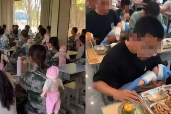Why are Chinese students carrying baby dolls around school all day: Inside the controversial ‘parenting lesson’ sparking debate online |