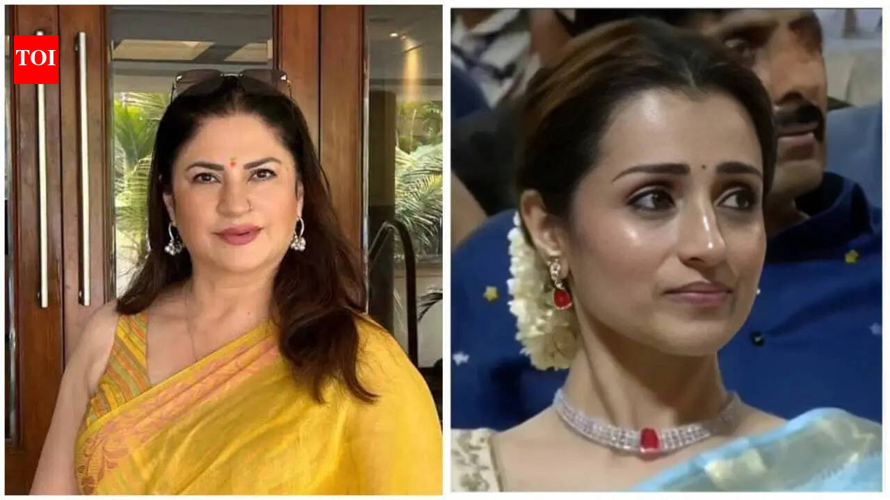 Kunickaa Sadanand defends Trisha Krishnan amid trolling over emotional moment at Thalapathy Vijay’s swearing-in ceremony |