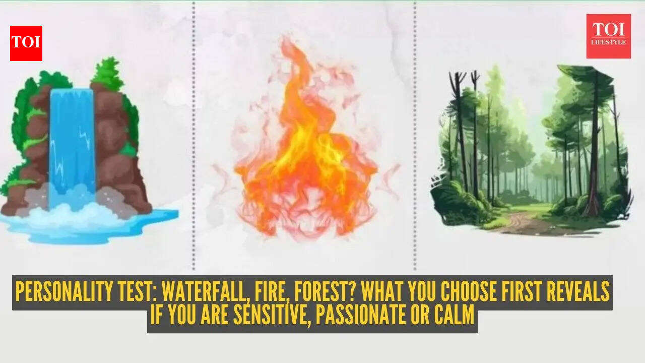Waterfall, fire, forest? What you choose first reveals if you are sensitive, passionate or calm