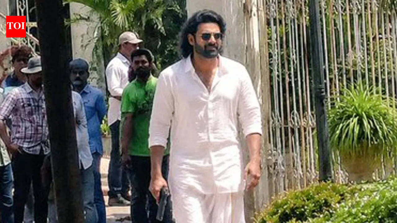 Prabhas SPOTTED on Sandeep Reddy Vanga's 'Spirit' sets in Kompally