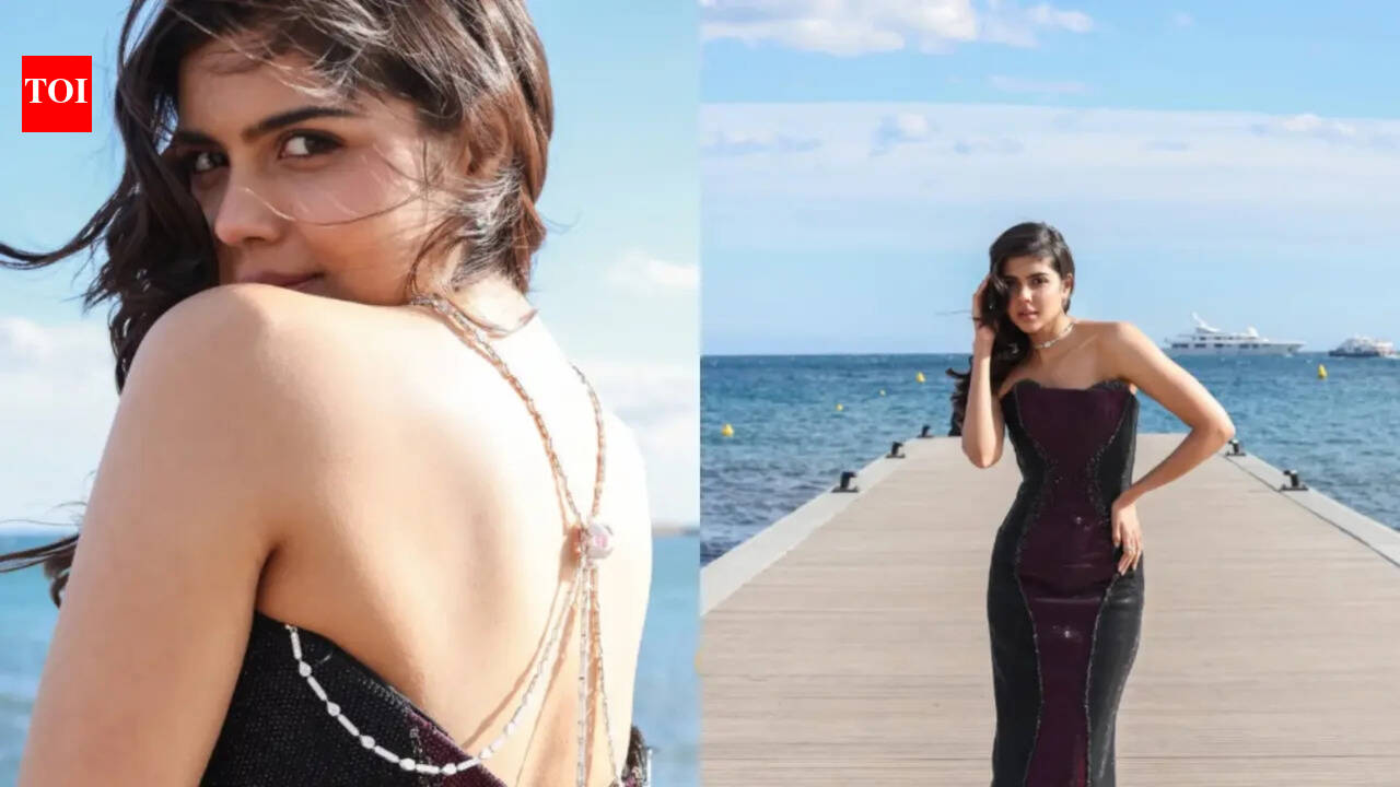 Kalyani Priyadarshan's black and maroon gown steals the spotlight and Fans declare themselves 'Kalyaniholics'