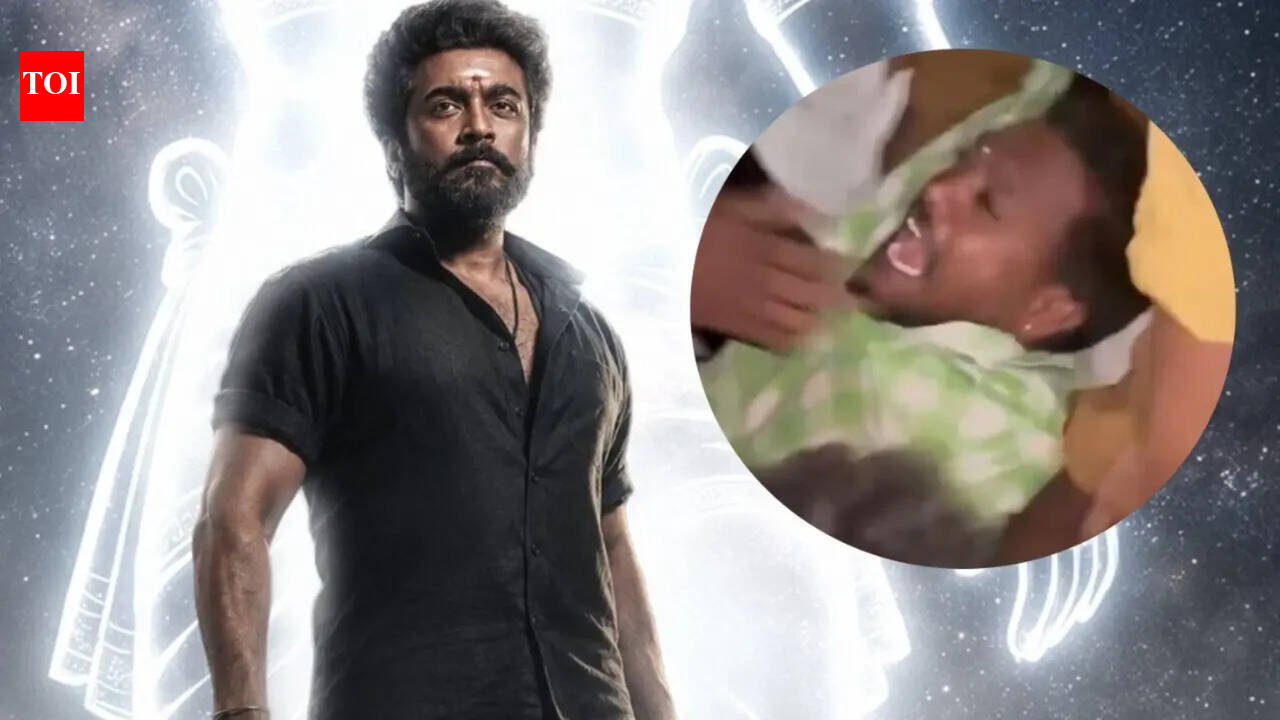 Fan’s devotional reaction during Suriya and Trisha's film goes viral