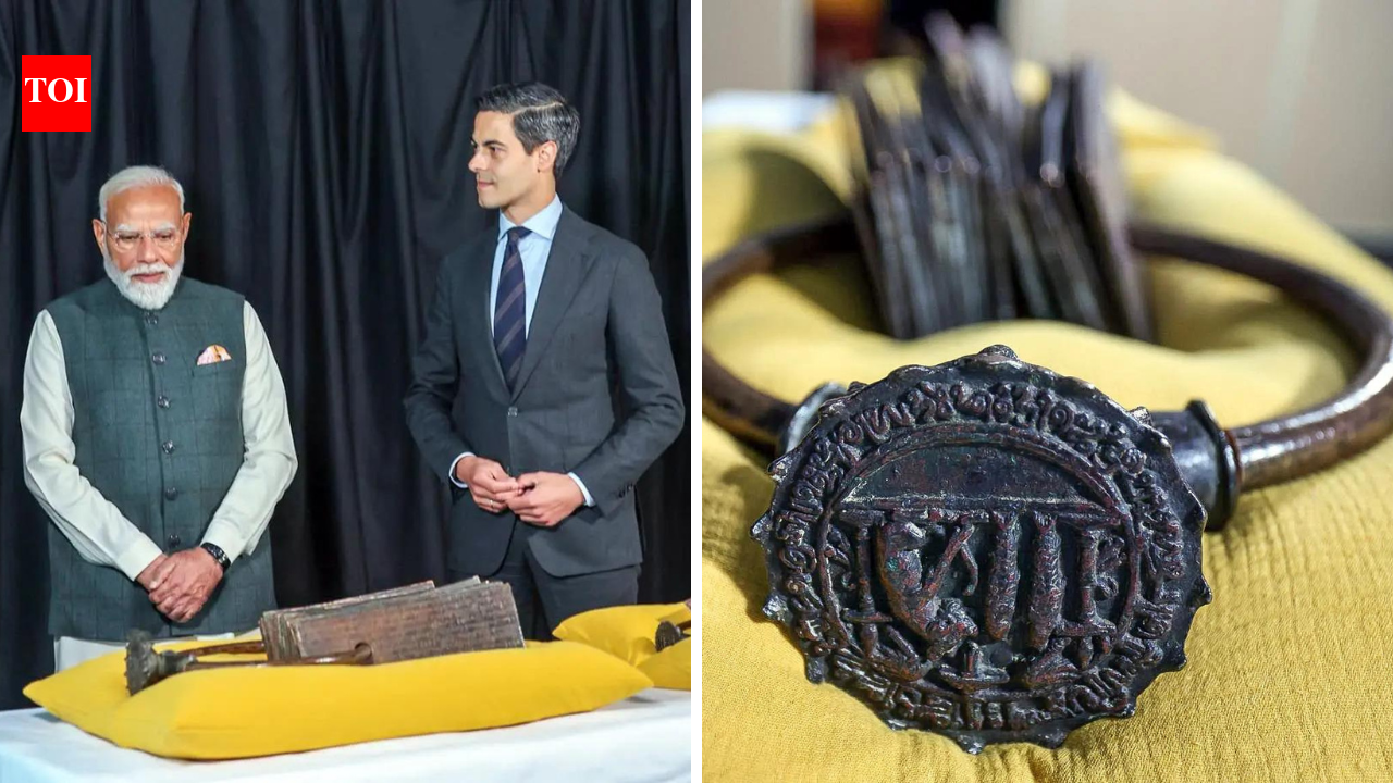 Netherlands returns 11th Century 'Chola Plates', PM Modi says 'joyous moment for every Indian'