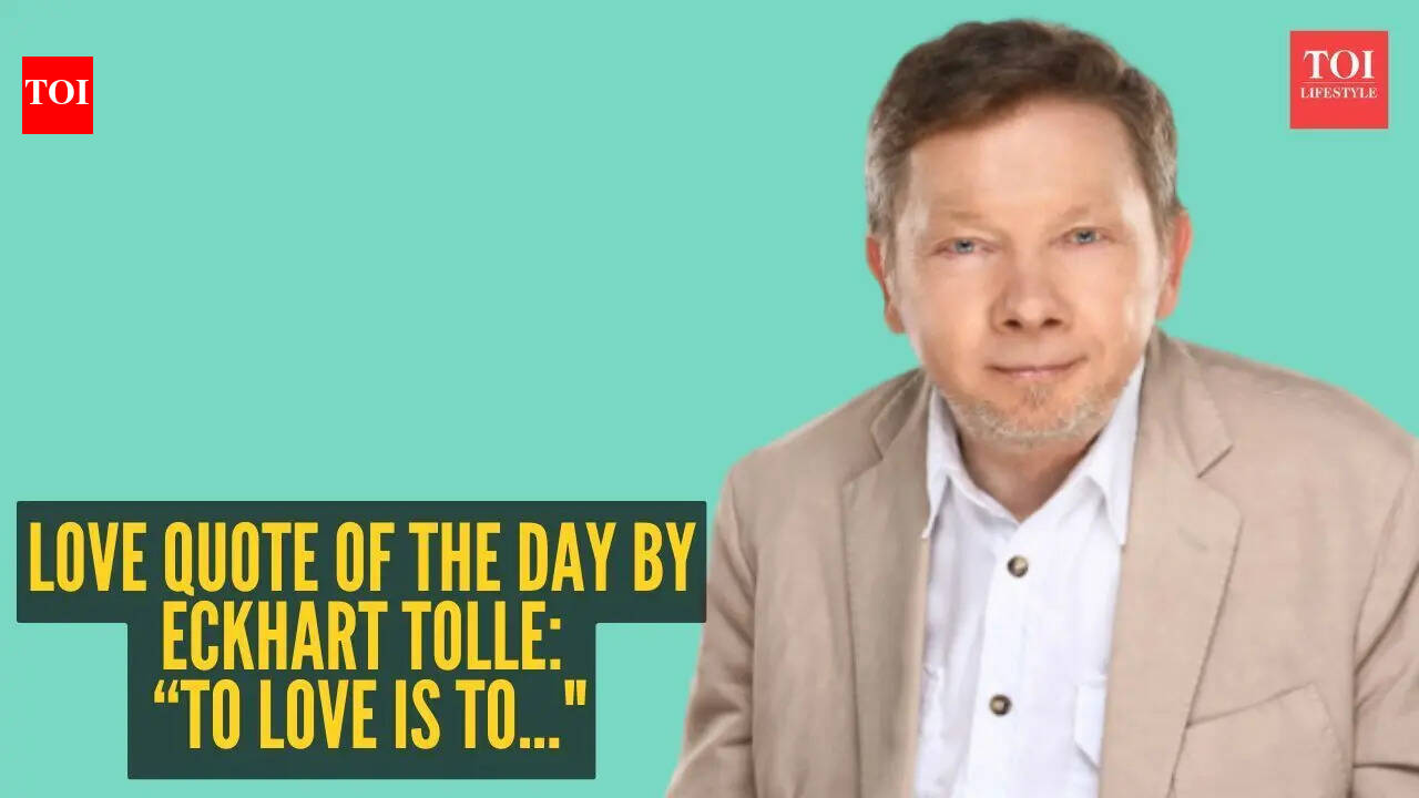 Love quote of the day by Eckhart Tolle: “To love is to..."