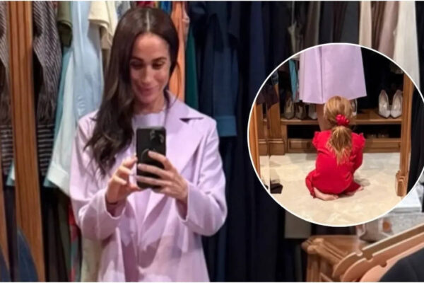Meghan Markle shares rare glimpse of Princess Lilibet’s fiery red hair in mirror selfie, calls her ‘Mama’s little helper’