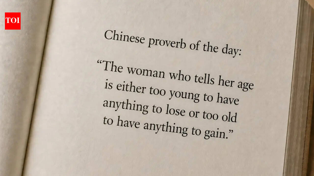 “The woman who tells her age is either too young to have anything to lose or...”