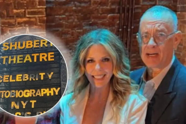 Tom Hanks supports Rita Wilson’s Broadway project ‘Celebrity Autobiography’ on opening night