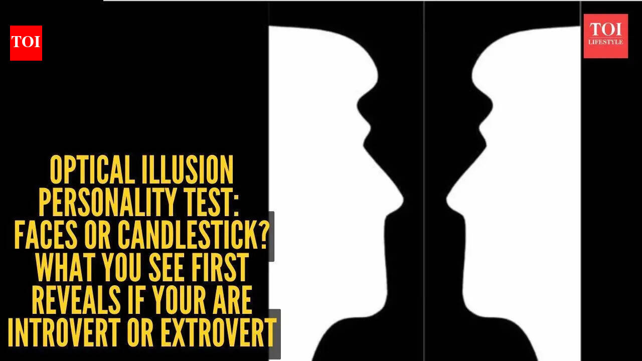 Optical illusion personality test: Faces or candlestick? What you see first reveals if your are introvert or extrovert |