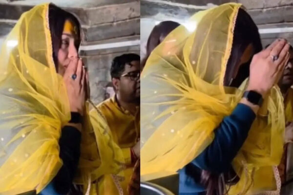 Celina Jaitly breaks into tears as she prays to Maa Baglamukhi amidst legal battle with husband Peter Haag, prays for reunion with her children, brother Vikrant Jaitly |