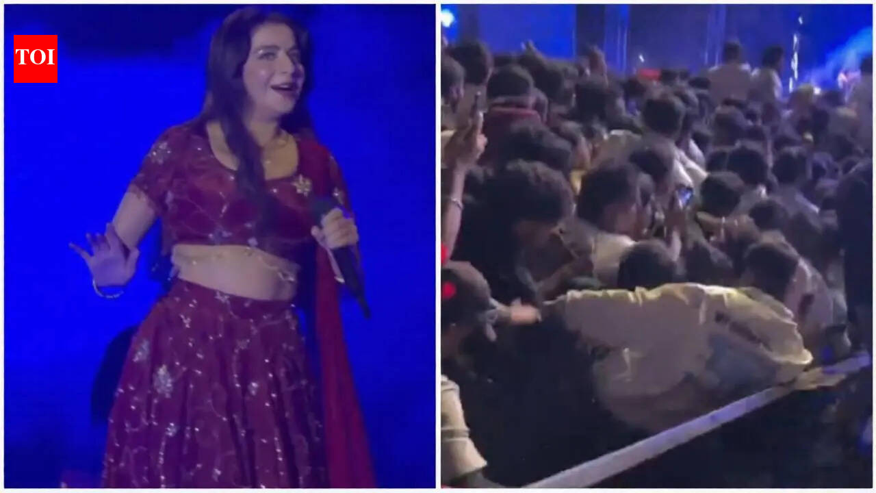 Dhurandhar singer Jasmine Sandlas pauses Dehradun concert after barricade collapse near audience area; urges team to prioritise safety | Hindi Movie News