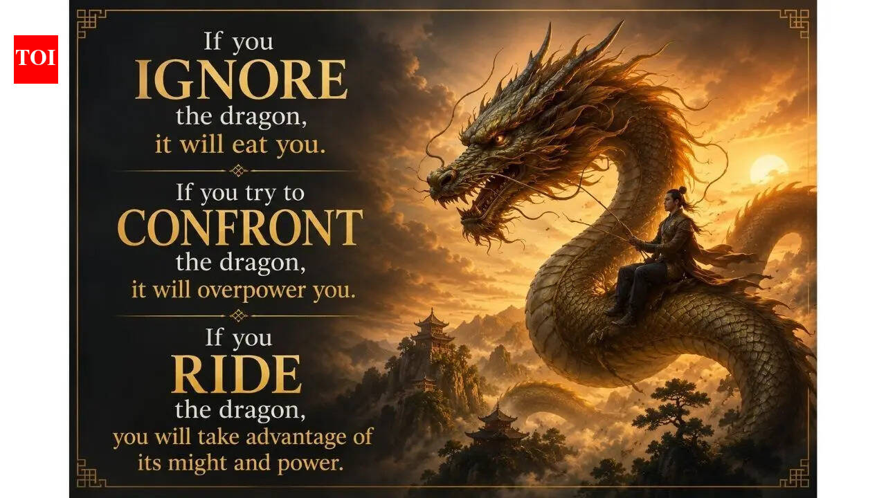 Chinese proverb of the day: “If you ignore the dragon, it will eat you. If you try to…” |