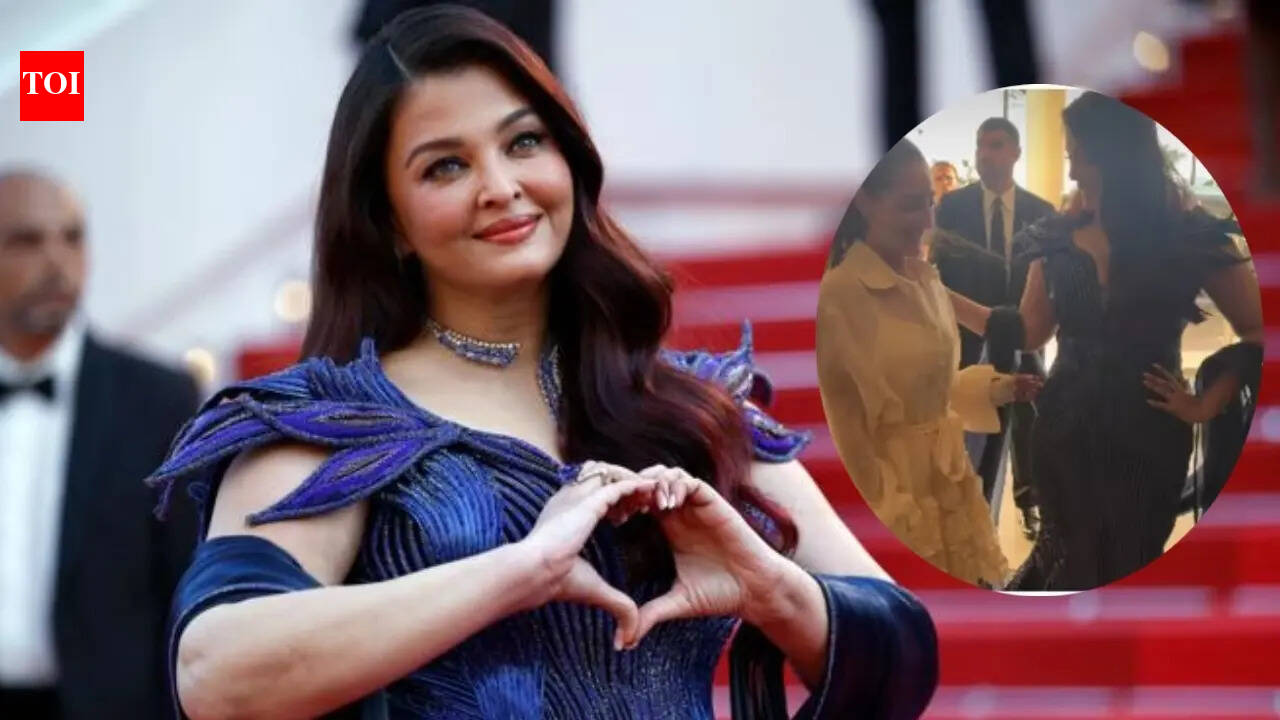 Aishwarya Rai Bachchan makes sure to pose with fans at Cannes, her gesture wins the internet: 'Heart of a queen' - WATCH VIDEO |