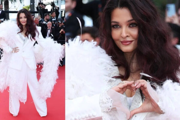 Aishwarya Rai Bachchan channels boss lady energy in a feathered custom white suit as she closes Cannes 2026, netizens say, 'Mother is serving' |