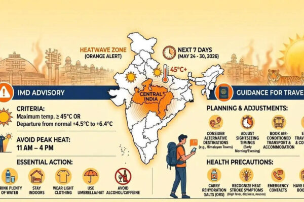 IMD issues ‘Orange’ alert for heatwave across Central India: What travellers need to know before planning trips