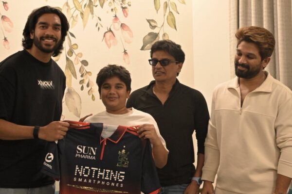 Allu Arjun's Son Ayaan Receives Special Signed Jersey from Cricketer Venkatesh Iyer: A Moment of Joy |