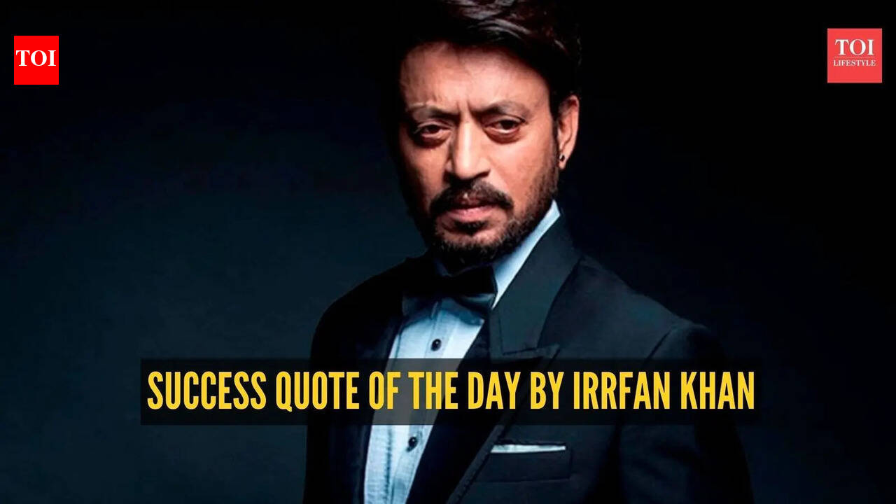 Irrfan Khan Quotes: Success quote of the day by Irrfan Khan - “Failure is there to teach you something so that you can go beyond that”