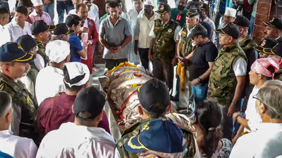 Last rites of Twisha Sharma performed at Bhopal crematorium 12 days after her death | India News