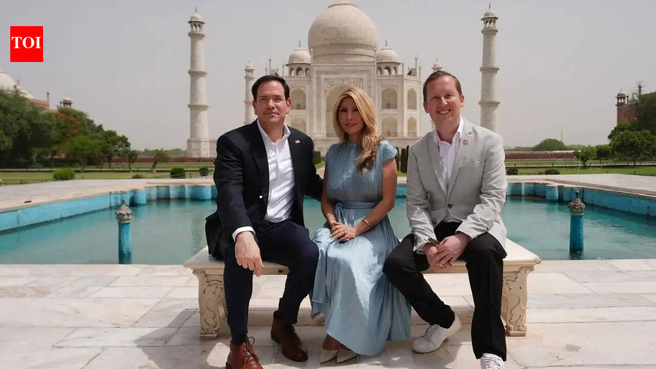 Taj Mahal: Marco Rubio Visits Iconic Taj Mahal During India Trip | India News