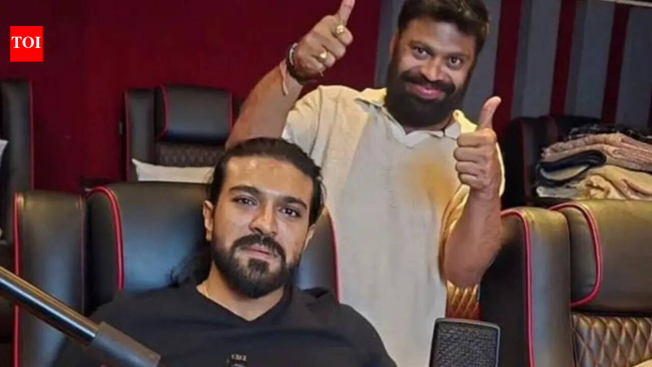 Ram Charan completes 'Peddi' dubbing; Shruti Haasan and Janhvi Kapoor shine in 'Hallallallo' song |