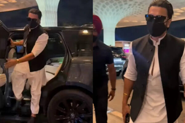 Ranveer Singh makes first public appearance amid FWICE boycott; spotted with security at Mumbai airport - WATCH | Hindi Movie News