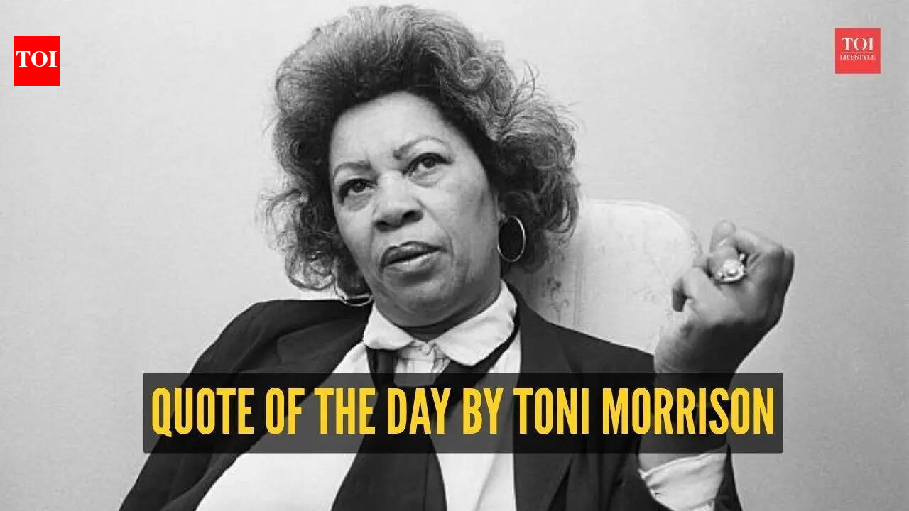 Quote of the day by Toni Morrison: "You can do some rather extraordinary things if that's..."
