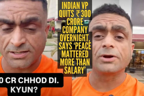 '300 crore ki company chhodne ki kahani — pehli baar camera pe': VP quits ₹300 crore company at 40, internet calls it the ultimate career risk |