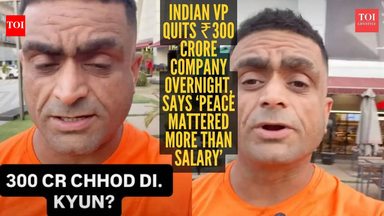 '300 crore ki company chhodne ki kahani — pehli baar camera pe': VP quits ₹300 crore company at 40, internet calls it the ultimate career risk |