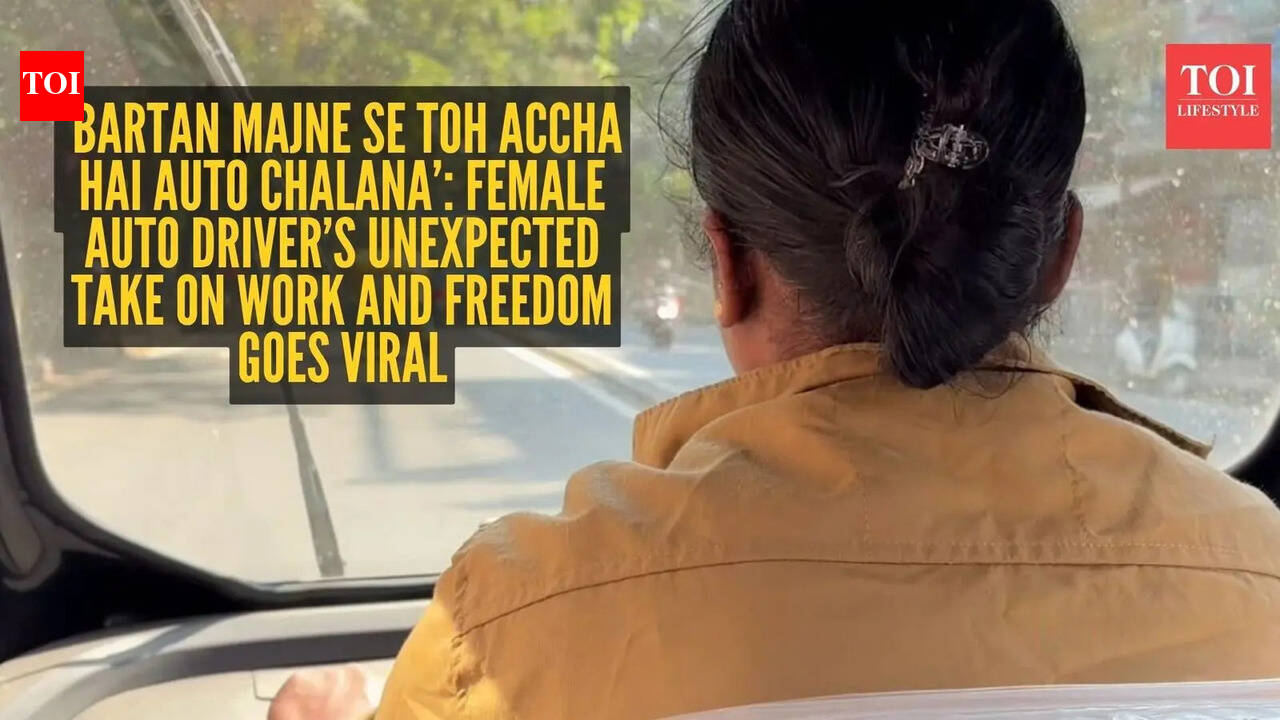 ‘Bartan majne se toh accha hai auto chalana’: Female auto driver’s unexpected take on work and freedom goes viral